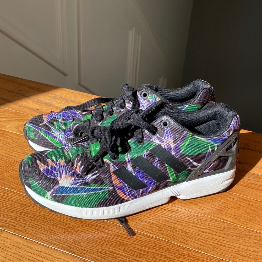 Adidas ZX FLUX Hawaiian Print sneakers